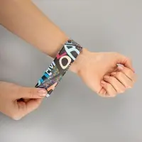 Браслет Slap с печатью на заказ