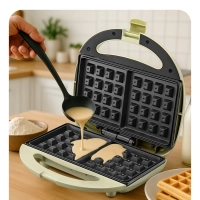 Вафельница электрическая для бельгийских вафель КТ-3648