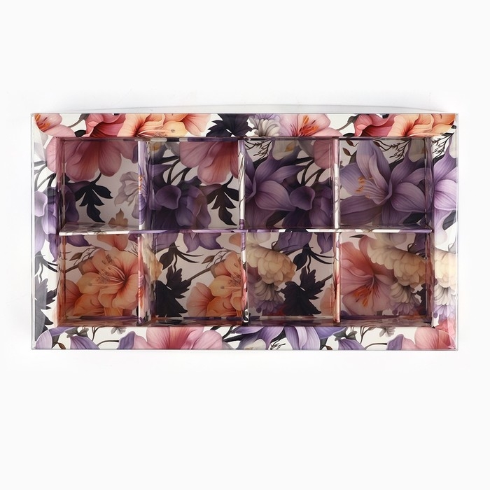 Коробка под 8 конфет с ячейками &laquo;Всё для тебя&raquo;, 10 х 18.5 х 3 см