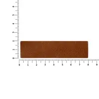 Лейбл кожаный Pasek, горчичный