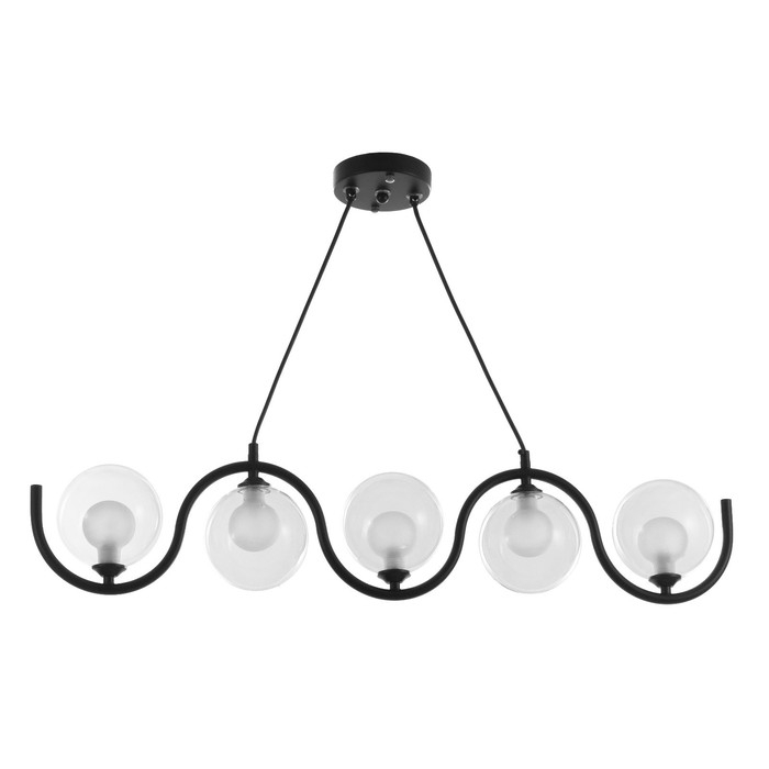 Светильник BayerLux "Сигма" 5хG9 40Вт черный 100х12х100см