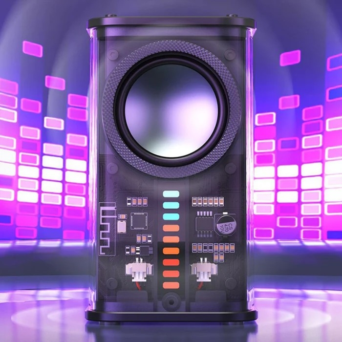 Портативная колонка BYZ К07, 5 Вт, 600 мАч, ВТ 5.1, функция TWS, чёрная Портативная колонка BYZ К07, 5 Вт, 600 мАч, ВТ 5.1, функция TWS, чёрная