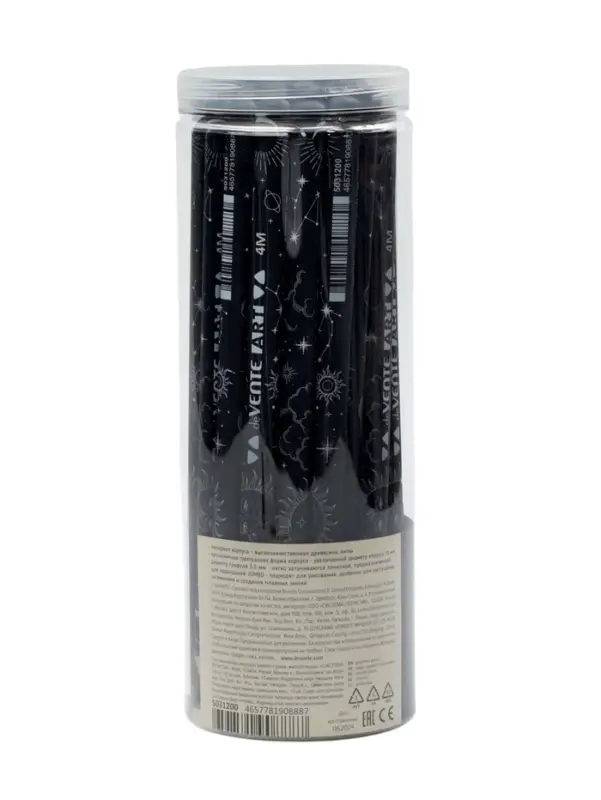 Карандаш чернографитный deVENTE. Jumbo ART 4 М, d=10 мм, 3.5 мм, трёхгранный