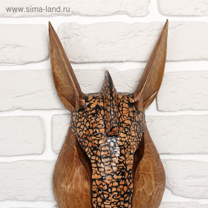 Маска дерево Маска дерево "Зебра" 50х16х7 см