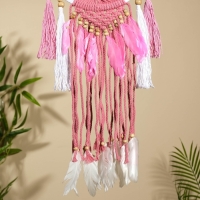 Ловец снов "Розовое дерево" 22х60 см. Ловец снов "Розовое дерево" 22х60 см.