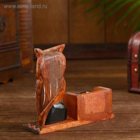 Календарь настольный &laquo;Филин&raquo;, 15&times;5&times;14 см, дерево