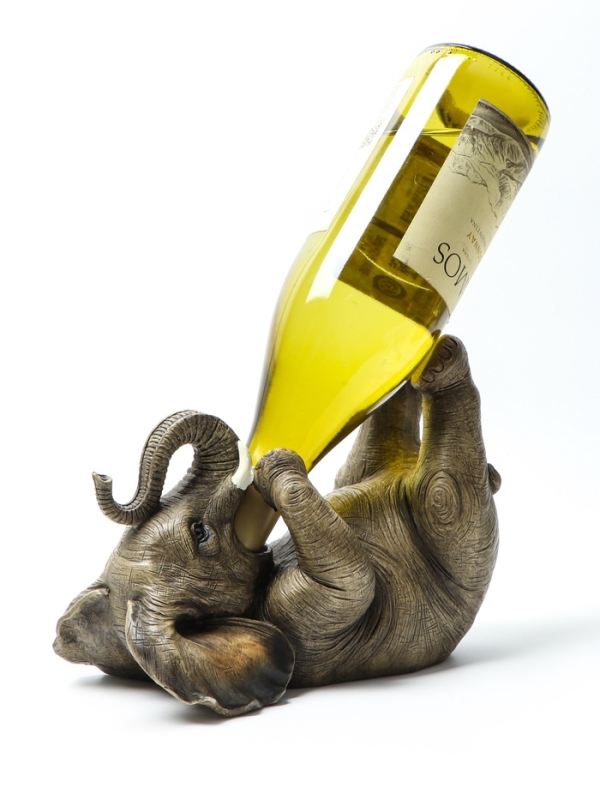 Подставка для бутылки "Слоник" 21х11х15см