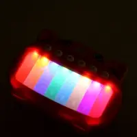 ZABIAKA Музыкальное пианино "Котенок", звук, свет, карточки с песенками