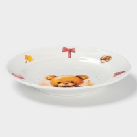 Тарелка мелкая диам. 175 мм Гладкий край Мишутка