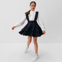 Сарафан для девочки MINAKU, синий, рост 146 см Сарафан для девочки MINAKU, синий, рост 146 см