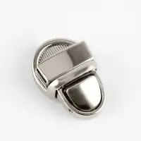 Застёжка для сумки TEIRA, металлическая, 11.9 г, 2.7&times;2 см, цвет серебряный
