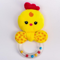 Погремушка колечко Мякиши &laquo;Лиса, Мишка, Олененок, Цыпленок&raquo;, виды МИКС