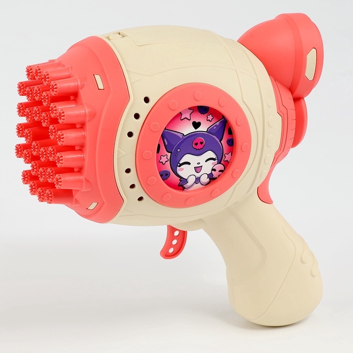 Генератор мыльных пузырей &laquo;Зайчик&raquo;, розовый, 18&times;10&times;18 см