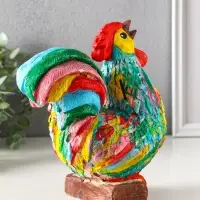 Копилка для денег &laquo;Петух&raquo;, гипс, 21.5&times;19&times;11 см