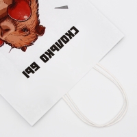 Пакет подарочный бумажный, "Сколько бы тебе не стукнуло - отбивайся", 24 х 10,5 х 32 см Пакет подарочный бумажный, "Сколько бы тебе не стукнуло - отбивайся", 24 х 10,5 х 32 см