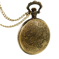 Часы карманные символ года &laquo;Змея&raquo;, кварцевые, цепочка l-40 см, d-4.5 см, Змея