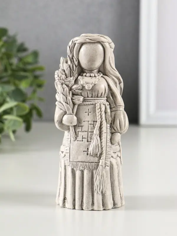 Фигура гипс "Лесная Берегиня" 13х6 см, под камень