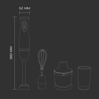 Погружной мощный блендер с насадками 1000 Вт, SC-HB42F90