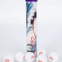 Набор из 6 мячей для настольного тенниса Pongo, белый