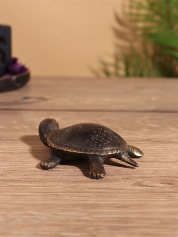 Сувенир бронза "Черепашка" 9х7х3 см