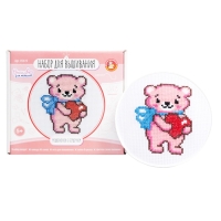 Набор для творчества. Вышивка "Медвежонок с сердечком" (с пяльцами) 05619 Набор для творчества. Вышивка "Медвежонок с сердечком" (с пяльцами) 05619