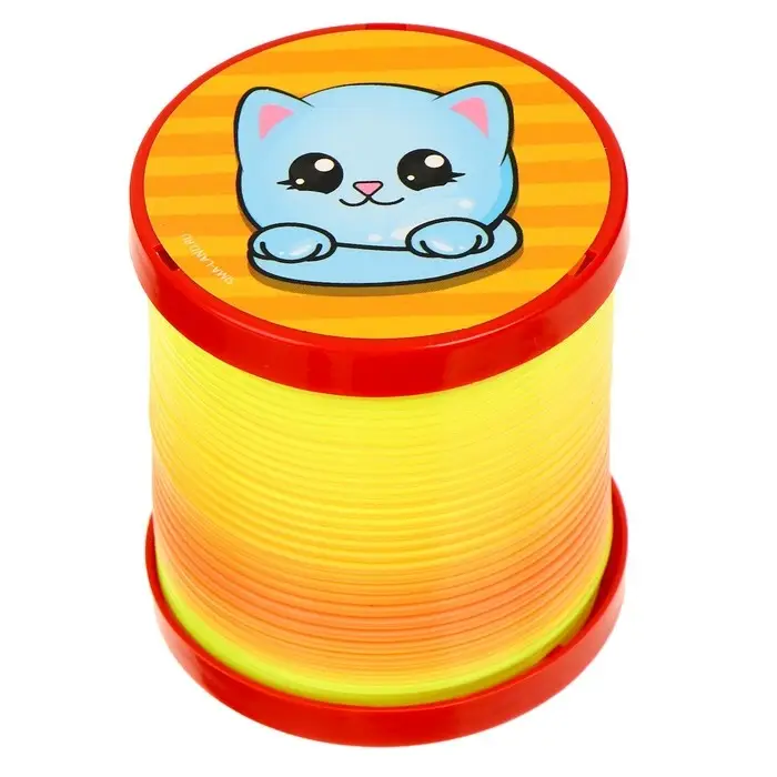 Пружинка - радуга &laquo;Пухлики&raquo; d=5 см, в шоубоксе, МИКС