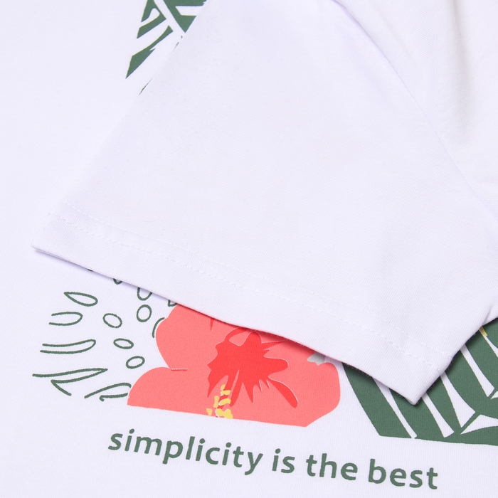 Футболка женская, цвет белый, размер 54 Футболка женская, цвет белый, размер 54