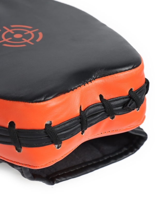 Лапы боксерские мини (тактические) FIGHT EMPIRE, PUNCH, чёрно-оранжевые, пара