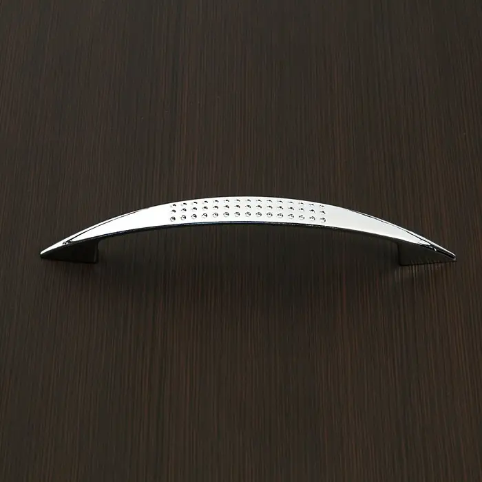 Ручка-скоба мебельная ТУНДРА LIGHT РС003AL, м/о 128 мм, цвет хром