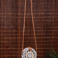 Сумка плетеная ротанг "Мандала", 15х6х60 см