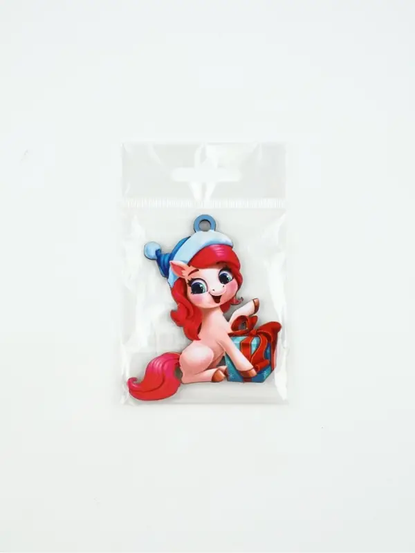 Елочное украшение &laquo;Лошадка и подарок&raquo;, 6.9&times;8.1 см