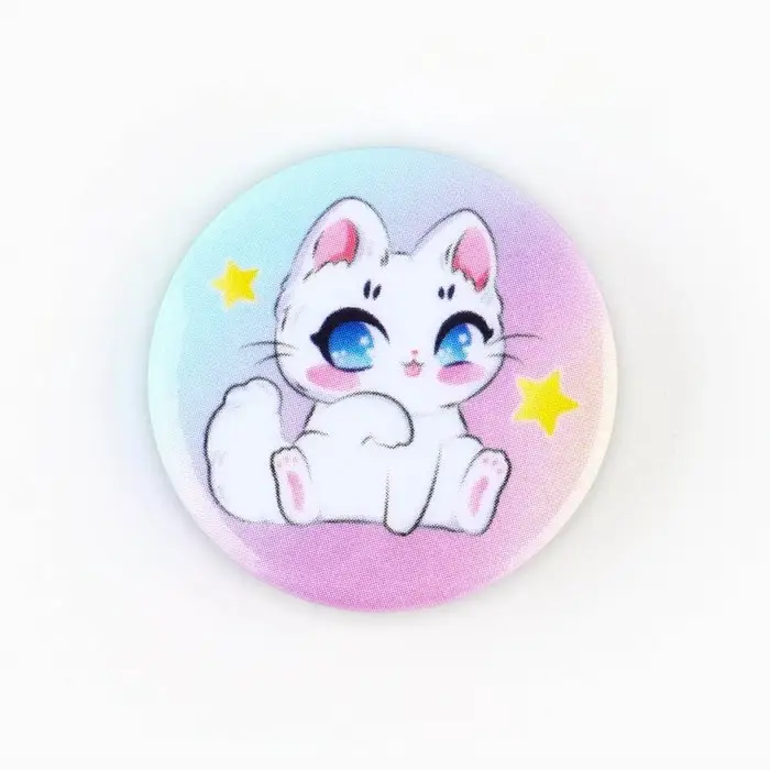 Значок металлический закатной &laquo;Милые анимешки&raquo;, d=2.5 cм, МИКС