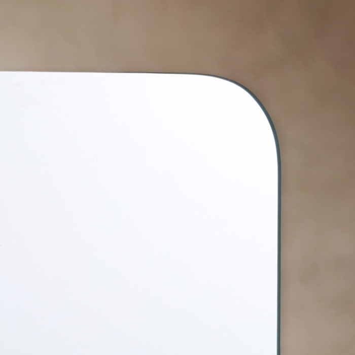 Зеркало, настенное, с полкой, 30&times;40 см