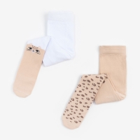 Набор колготок Крошка Я &laquo;Леопард&raquo;, рост 74-80 см, цвет бежевый