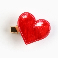 Заколка для волос вертящаяся &laquo;Сердечко&raquo;, 3.5 х 3 см