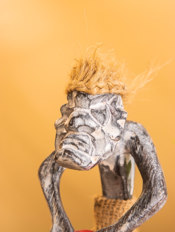 Сувенир &laquo;Абориген с джембе&raquo;, 8&times;7&times;21 см, дерево