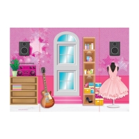 Магнитная игра &laquo;Одень куклу: супер-звезда&raquo;