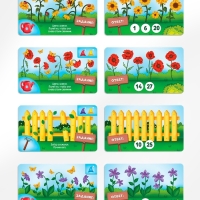 Настольная игра &laquo;Гномы в саду&raquo;, развивающая, 72 карты, 5+