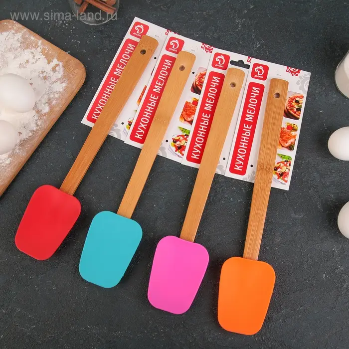 Лопатка Доляна &laquo;Домашний помощник&raquo;, 30,5 см, цвет МИКС