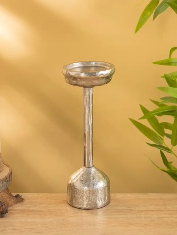 Подсвечник для свечи 9 см &laquo;Грэй&raquo;, 39 см, металл, золото