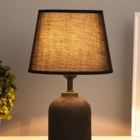 Лампа настольная "Никс" 1х40Вт Е27 черный 20х20х30см МОДЕЛЬ: