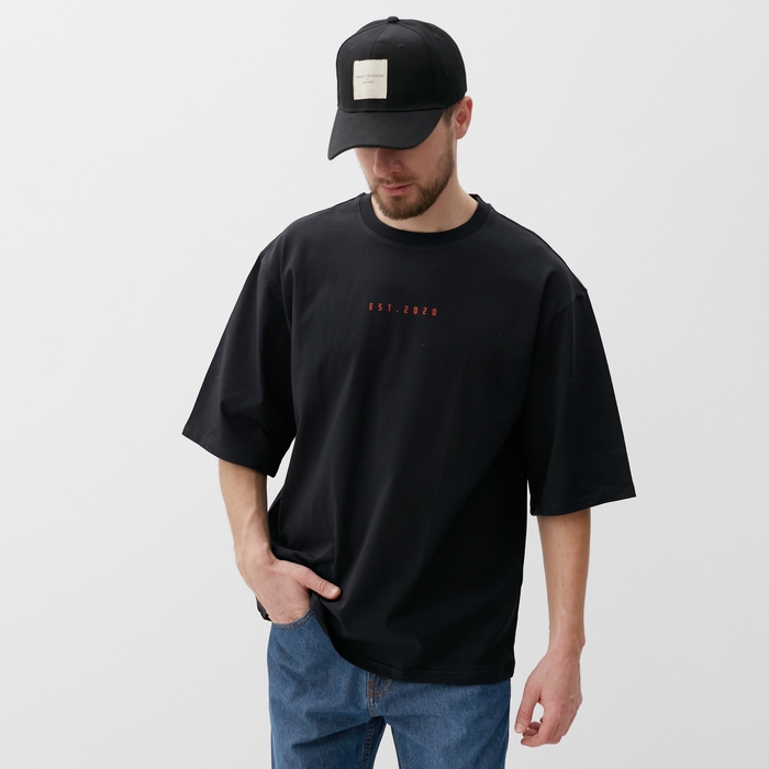 Футболка мужская MIST Est., размер 54, черный