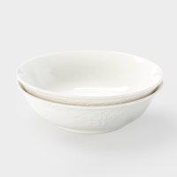 Тарелки глубокие WY Venecia, 580 мл, 17&times;5 см, набор 2 шт., фарфор, белые