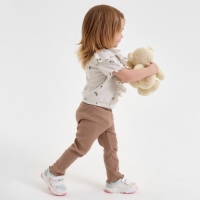 Леггинсы Крошка Я Olives, р. 74-80, коричневый