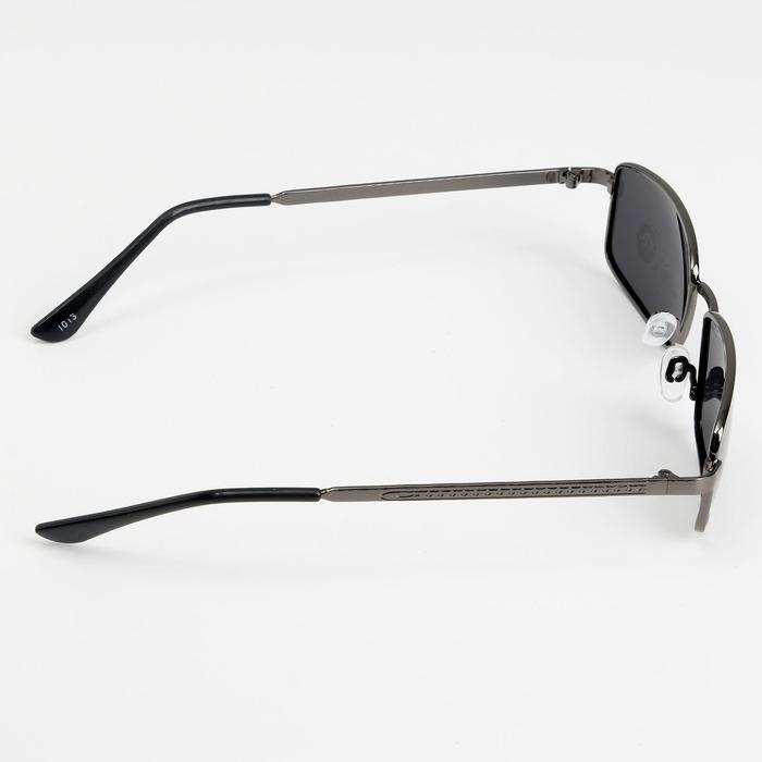 Очки солнцезащитные OneSun, поляризационные, UV 400, дужка 14 см, ширина 14.5 см, линза 3.5&times;5.5 см, серые