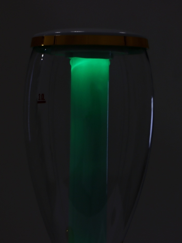 Башня пивная VaviloneDouble, 3 л, ёмкость для льда, подсветка, пластик, золотистая