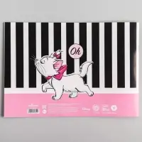 Альбом для рисования А4, 12 листов 100 г/м&sup2;, на скрепке, &laquo;Коты аристократы&raquo;