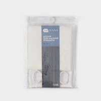 Штора для ванной &laquo;Узор&raquo;, с люверсами, с утяжелителями, PEVA, 180&times;180 см