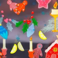 Коробка подарочная новогодняя складная ПВХ &laquo;Новогоднее настроение&raquo; 11&times;8&times;2 см