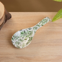 Подставка под ложку "Оливковая ветвь" дерево манго 25,5х9х3,8 см